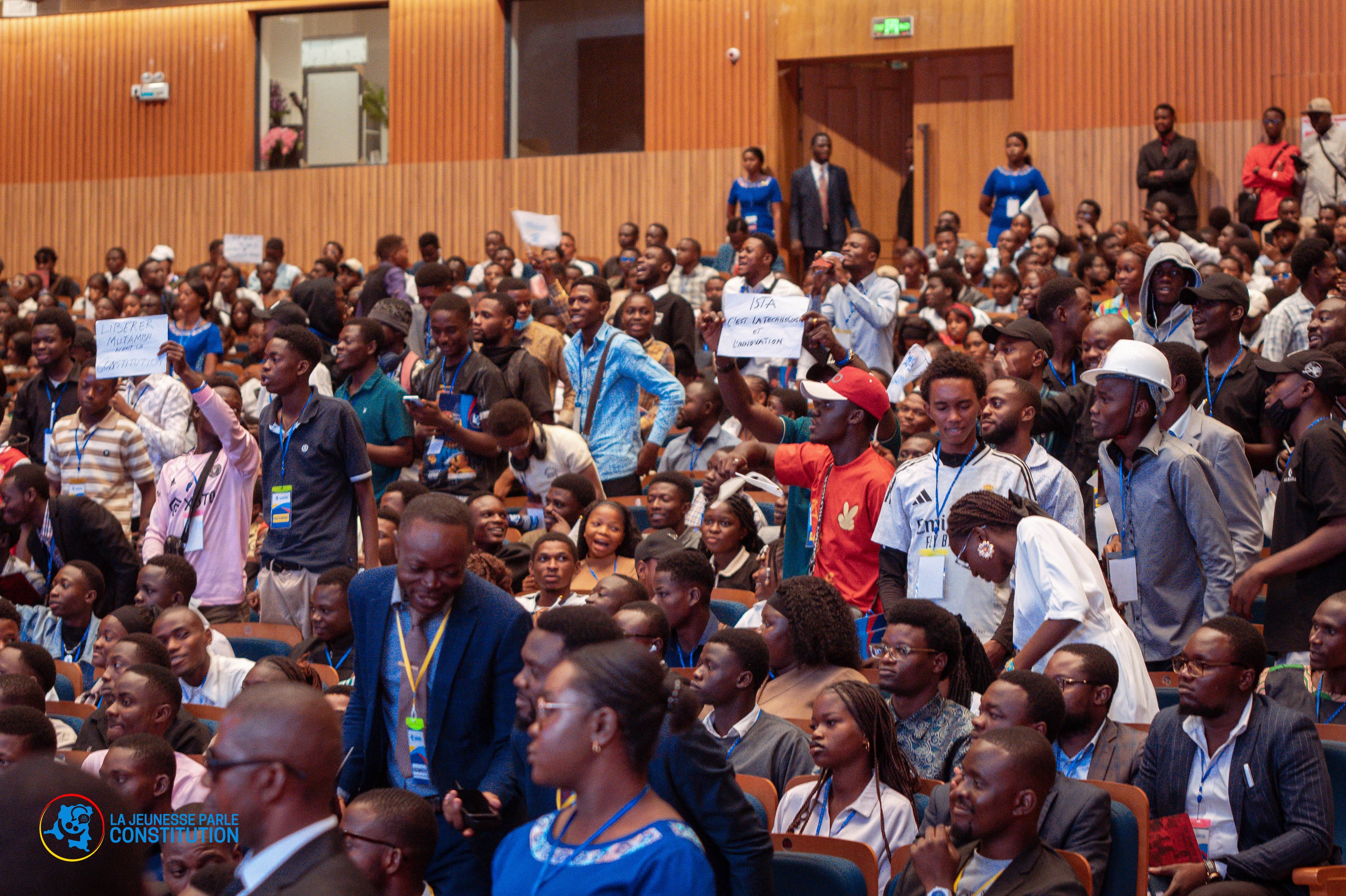 Jeunesse congolaise mobilisée et engagée lors du lancement de la campagne