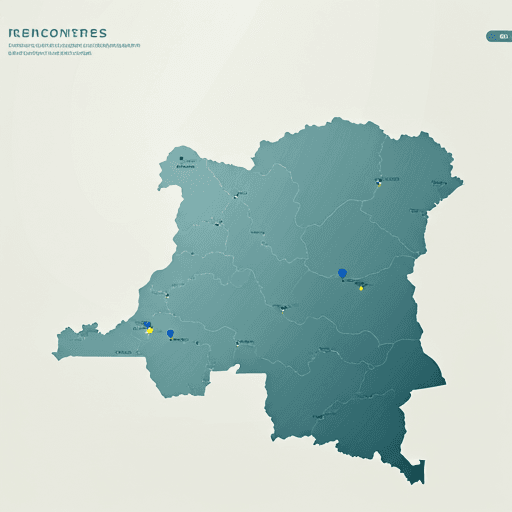 Carte de la présence nationale en RDC
